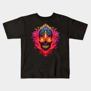 fluorescent Skull Kids T-Shirt